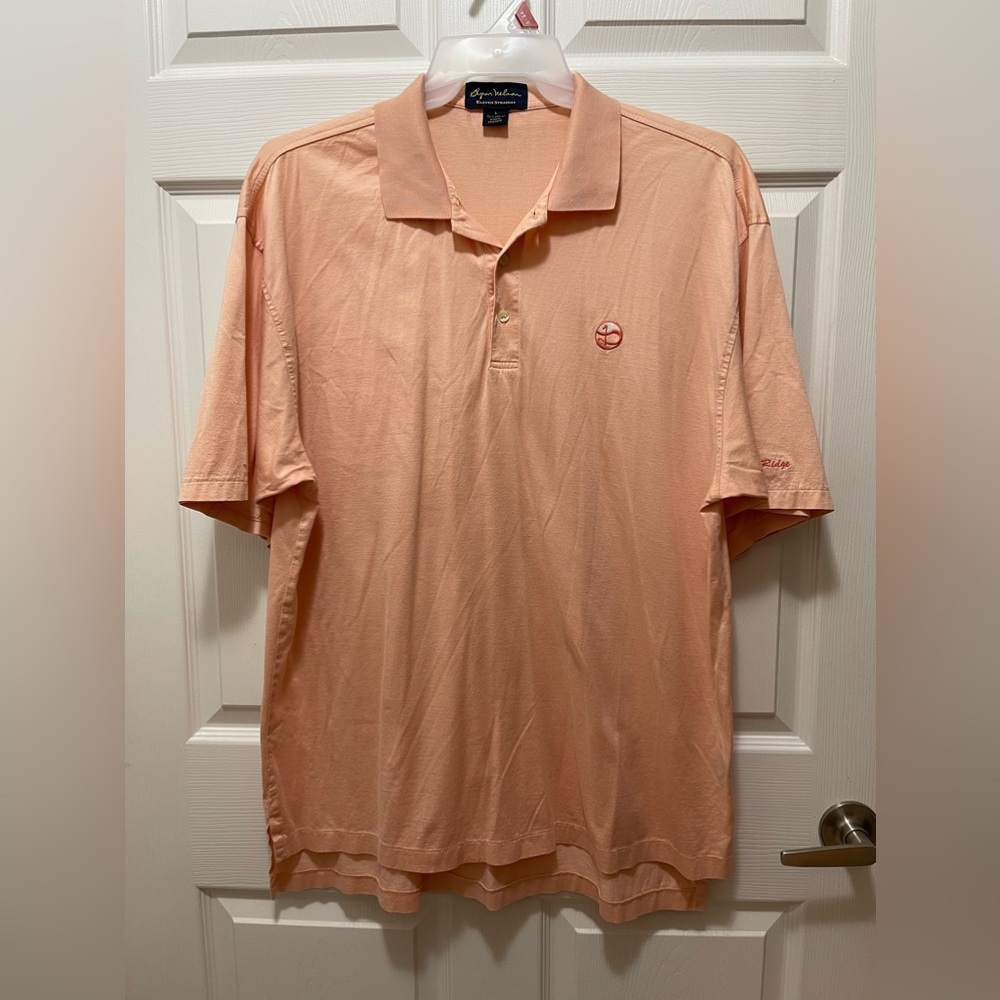 Bryon Nelson Golf Polo Shirt Size L Devils Ridge Embroidery